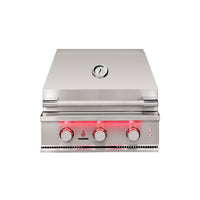 TrueFlame 25-Inch Built-In Natural Gas Grills in Stainless Steel (TF25-NG)