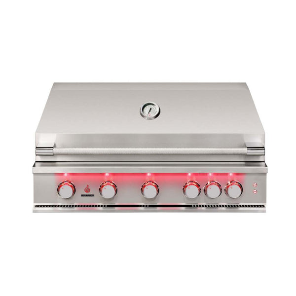 TrueFlame 40-Inch Built-In Natural Gas Grills in Stainless Steel (TF40-NG)