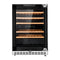 Kucht 24-Inch Freestanding Dual Zone 52-Wine Bottles Wine Cooler in Panel-Ready (D24UPR)