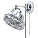 Parrot Uncle 10-Inch Modern Small Ceiling Fan with Pull Chain