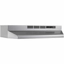 Broan-NuTone 30-Inch Ductless Under-Cabinet Range Hood in Stainless Finish with PrintGuard (4130SF)