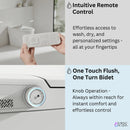 Forno Acqua Luxurious Super Smart Toilet, Includes Bidet, Heated Seat, Auto Flush, Auto Lid, Powerful Flush, Ideal for Master Bathrooms (CSTE01)