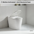 Forno Acqua Luxurious Smart Toilet, Includes Auto Flush, Auto Lid, Powerful Flush, Sleek Tankless Design Ideal for Powder Rooms (CSTPA0)