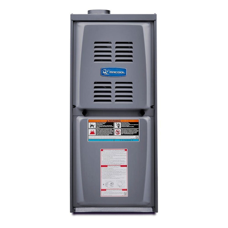 MRCOOL ProDirect - Central Air Conditioner &amp; Gas Furnace Split System - 5 Ton, 60K BTU, 80% AFUE - 21" Cabinet - Vertical Airflow