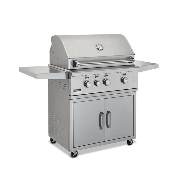 Broilmaster 32-Inch 4-Burners Premium Propane Gas Grill in Stainless Steel (BSB324P)