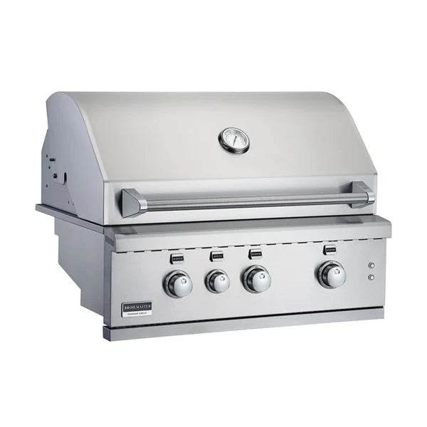Broilmaster 32-Inch 4-Burners Premium Propane Gas Grill in Stainless Steel (BSB324P)