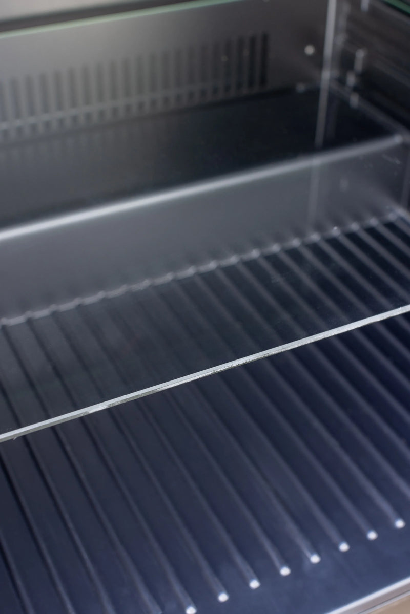 TrueFlame 24-Inch 5.1 Cu. Outdoor Rated Fridge with Glass Door (AMD-RFR-24G)