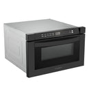 Cosmo 24-Inch Built-In Microwave Drawer in Matte Black (COS-12MWDBK)