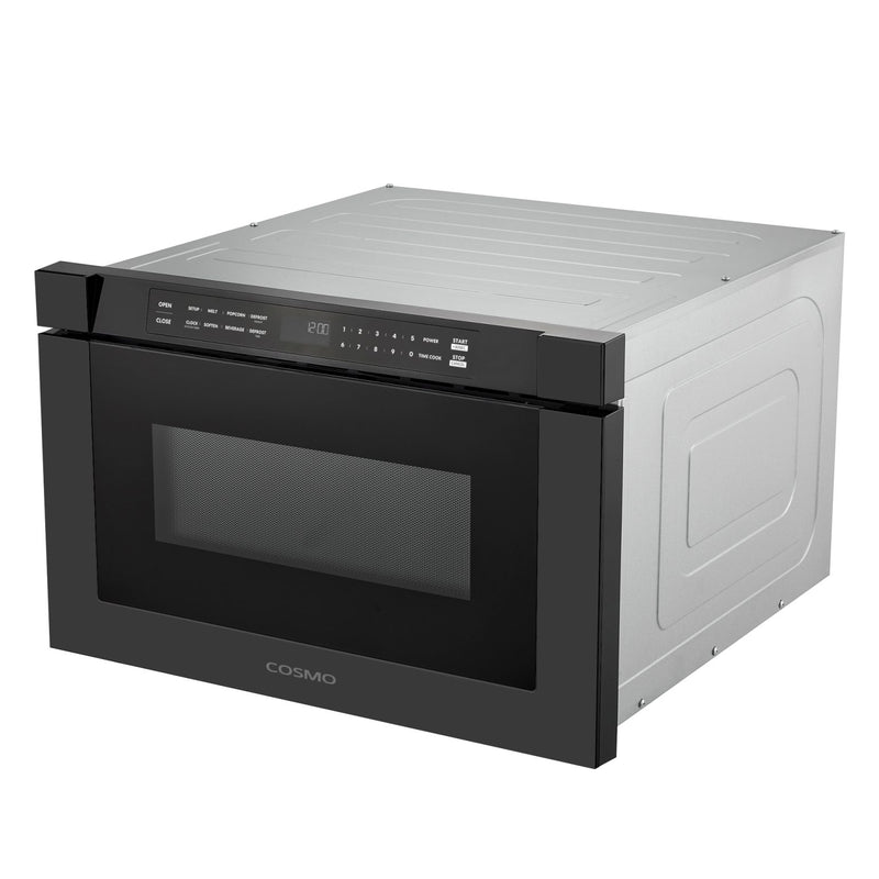 Cosmo 24-Inch Built-In Microwave Drawer (COS-12MWDBK-NH)