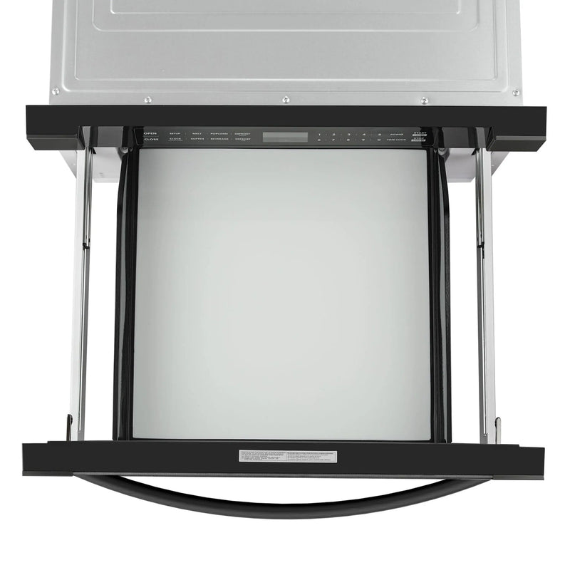 Cosmo 24-Inch Built-In Microwave Drawer in Matte Black (COS-12MWDBK)