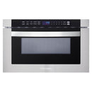 Cosmo 4-Piece Appliance Package - 30-Inch Gas Range, Dishwasher, Refrigerator and Microwave Drawer in Stainless Steel (COS-4PKG-270)