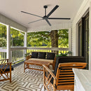 Parrot Uncle Winni All-Aluminum IPX4 Outdoor Ceiling Fan with Remote Control