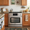 Kostch 36-Inch Electric Range with 5 Elements, Air Fry & Touchscreen Controls, 6.2 Cu. Ft. Convection Oven in Stainless Steel (KOS-36RE07T-S)