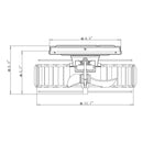 Parrot Uncle 13-Inch Modern DC Motor Flush Mount Reversible Crystal Ceiling Fan with Lighting and Remote Control (F8256110V)