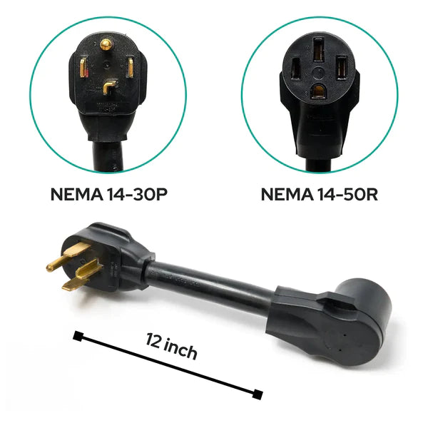 NeoCharge Smart Splitter NEMA 14-30 + Adapter