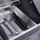 Monument Eminence Fortified Propane Gas Grill in Black Powder Coated with 4 Burners (E425)