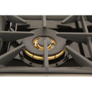 Kucht Signature 36-Inch Propane Gas Range with Convection Oven in White with White Knob & Rose Gold H&le (KNG361/LP-W-ROSE)