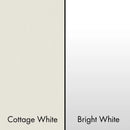 ZLINE 48-Inch Wooden Wall Mount Range Hood with 400 CFM Motor in Shiplap Bright White Finish (KPWW-48)