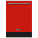 Kostch 24-Inch Top Control Built-In Dishwasher with Third Rack & 45 dBA in Red (KOS-24DWH03M-R)