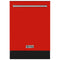 Kostch 24-Inch Top Control Built-In Dishwasher with Third Rack & 45 dBA in Red (KOS-24DWH03M-R)