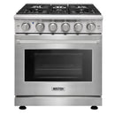 Kostch 30-Inch Gas Range with 5 Burners & 4.55 Cu. Ft. Convection Oven in Stainless Steel (KOS-30RG03M-S)