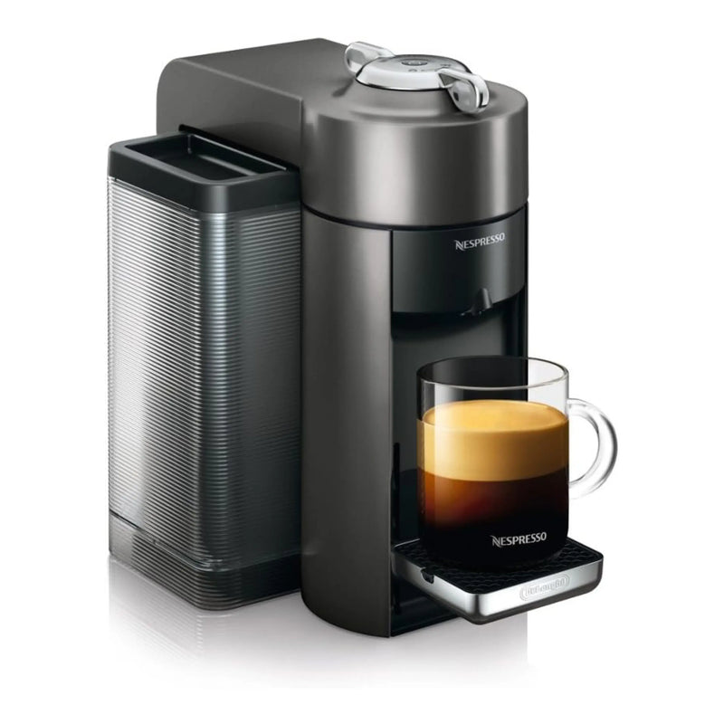 De'Longhi Nespresso Vertuo Coffee & Espresso Single Serve Machine, 2 Cup Sizes in Graphite Metal (ENV135GY)