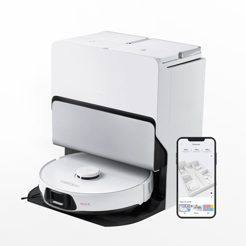 Roborock S8 Max Ultra with  8-in-1 RockDock® Ultra with 10000 Pa Suction Power and VibraRise Mopping System