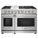 Kostch 48-Inch Gas Range with 6 Burners, Griddle Cooktop & 6.8 Cu. Ft. Convection Oven in Stainless Steel (KOS-48RG03M-S)