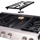 Vezeni 48-Inch Gas Rangetop in Stainless Steel (VCN4804)