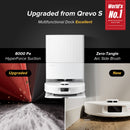 Roborock QV 35A Robot Vacuum with Multifunctional Dock, 8000 Pa Suction Power (Upgraded from Qrevo S)