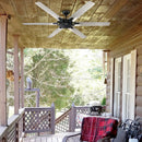 Parrot Uncle 70-Inch Madhya Industrial Ceiling Fan with Remote Control (F8278110V)