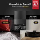 Roborock QV 35A Robot Vacuum with Multifunctional Dock, 8000 Pa Suction Power (Upgraded from Qrevo S)