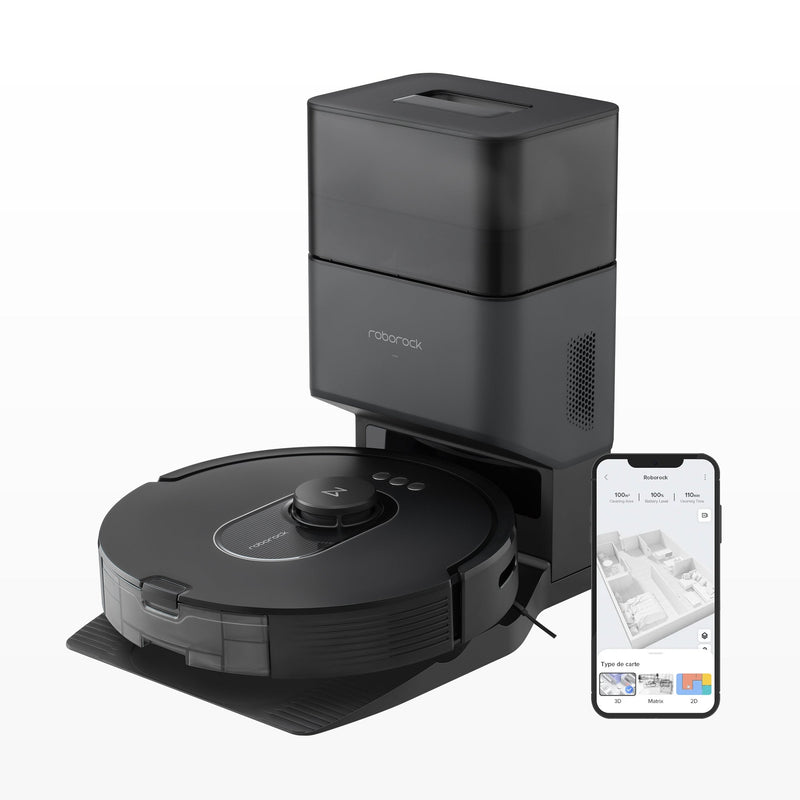 Roborock Q5 Max+ Robot Vacuum Cleaner, 5500Pa, Smart navigation wand Auto-Empty Dock