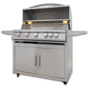 Blaze LTE+ 40-Inch 5-Burner Natural Gas Freestanding Grill in Stainless Steel (AP2-5LTE3-NG)