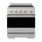 ZLINE Autograph Edition 30-Inch 4.2 Cu. Ft. Marino Induction Range 4 Element Cooktop and Electric Oven in Satin Stainless and Champagne (MINRSZ-30-CB)