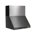Kucht Professional 30-Inch 900 CFM Wall Mount Range Hood in Dark Titanium Stainless Steel (KRH303A-C)
