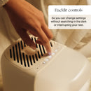 Canopy Nursery Humidifier 2.0 - 36 HR Run Time, 2.5L Capacity Tank - Sleep Lights, White Noise, Clean Aroma Diffusion - Promote Deep Sleep & Happy Skin - Humidifier, Filter & Aroma Kit