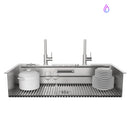 Forno Acqua 45-Inch Undermount 3-Level Workstation MultiSINK with Custom-Fit Accessories (JUXN70)