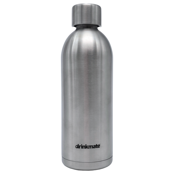 Drinkmate 1L Stainless Steel Bottle, Compatible with Standard Fizz Infuser (001-20-SS)