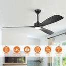 Parrot Uncle 60-Inch Alexi DC Motor Modern Downrod Ceiling Fan with LED Light