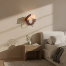 Parrot Uncle 1-Light Rustic Iron Wood Wall Sconce Lighting (BBB0108-1)