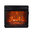 Parrot Uncle 18-Inch Modern Black Insert Electric Fireplace with Remote Control (BBSF105-18C)