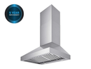Victory Twister 30-Inch Wall Mount Range Hood with 450/600 CFM Remote Blower (Twister-30-RB)