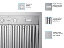 Victory TwisterMAX 42-Inch 1200 CFM Wall Mount Range Hood, Remote Blower (Twister-MAX-42-RB)