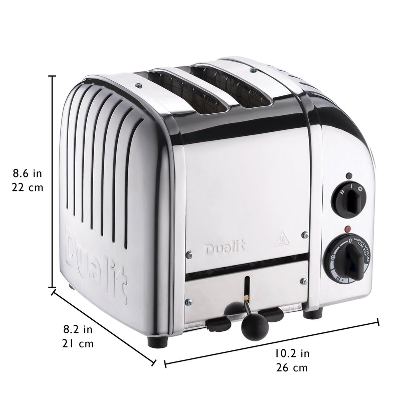 Dualit Small Appliance Package with 2-Slice Toaster, Kettle and Sandwich Cage in Polished Chrome