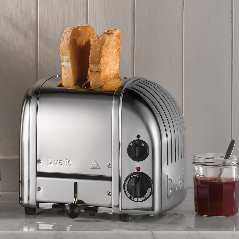 Dualit Small Appliance Package with 2-Slice Toaster and Hand Mixer in Polished Chrome