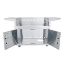 Renaissance Premier 40-Inch Propane Gas Grill w/ Rear Burner w/ Cart & Gas Connection (RJC40A LP CK)