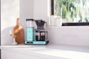 Moccamaster KBGV Select Glass Carafe 10-Cup Coffee Maker in Turquoise with Volume Selector Switch, Automatic Drip-Stop & Auto-off 100 minutes, 40 Ounce, 1.25L (53934)