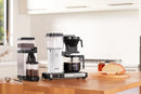 Moccamaster KM5 Burr Grinder in Polished Silver with 50 mm Burrs Hopper Capacity, 8.8 Ounce (49520)