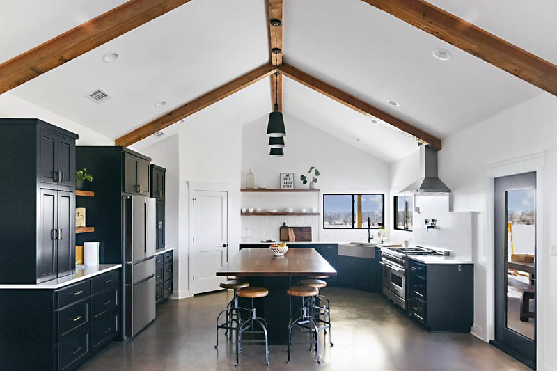 ZLINE 4-Piece Appliance Package - 48-Inch Dual Fuel Range, Hood, Refrigerator, and Dishwasher in Stainless Steel